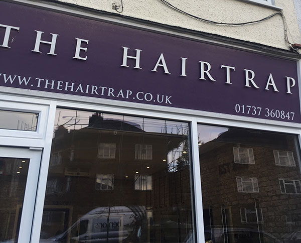 The Hairtrap - front of salon